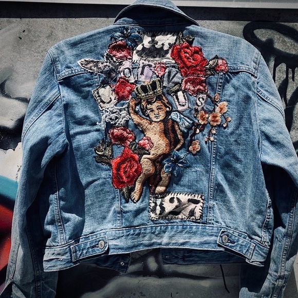 Levi's Jackets & Blazers - Custom Appliquéd Levi’s Jacket